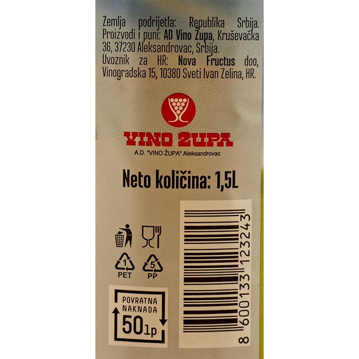 SOK JAFFA LIMUNADA 1,5l PVC NOVA FRUCTUS