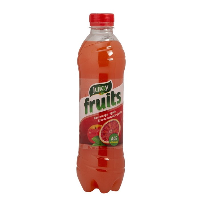 SOK JUICY FRUITS CRVENA NARANČA JABUKA 0,5l JAMNICA