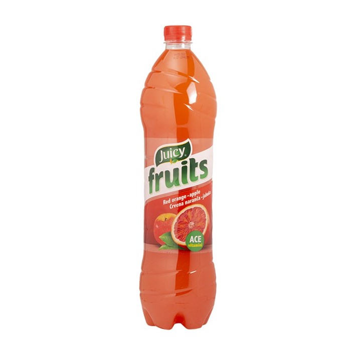 SOK JUICY FRUITS CRVENA NARANČA JABUKA 1,5l PVC JAMNICA