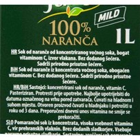 SOK JUICY NARANČA MILD 100% 1l AWT