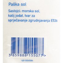 SOL MORSKA SITNA 1kg PVC PAG