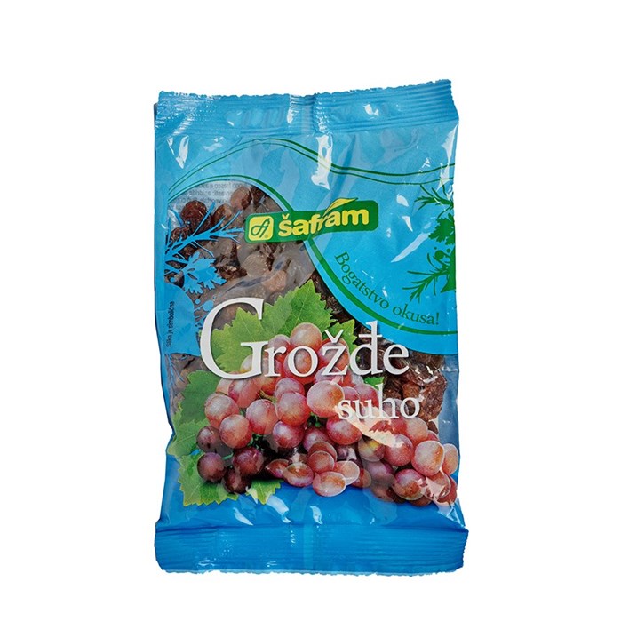 GROŽĐE SUHO 100g ŠAFRAM