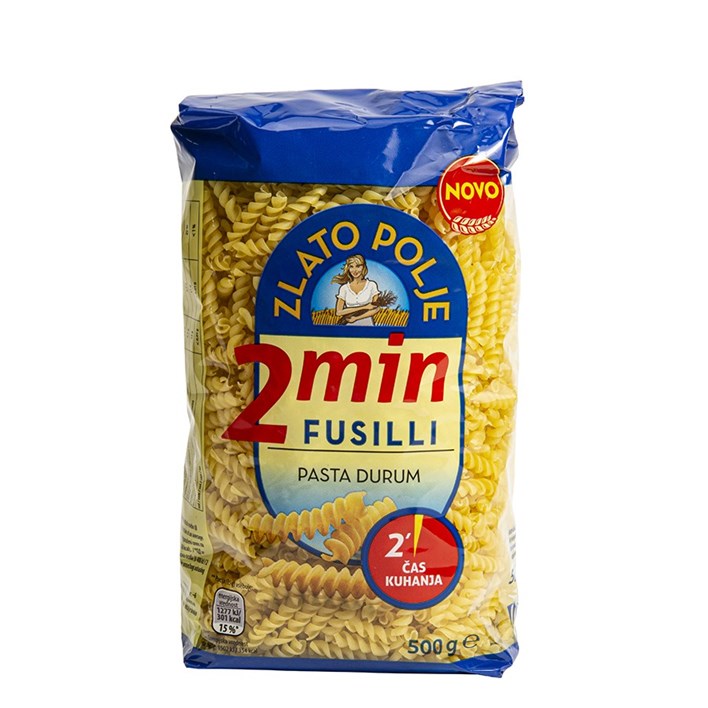 TJESTENINA ZLATO POLJE FUSILLI 2 MIN 500g PODRAVKA