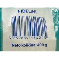 TJESTENINA PARADISO FIDELINI 400g RAGUSA