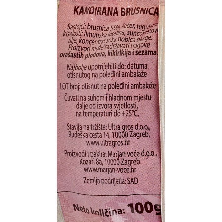 BRUSNICA SUHA 100g ULTRA