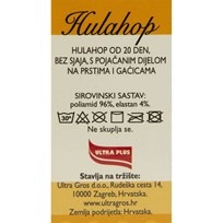 ČARAPE HULA HOP CRNE VELIČINA 3 20 DEN ULTRA