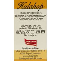 ČARAPE HULA HOP CRNE VELIČINA 4 20 DEN ULTRA