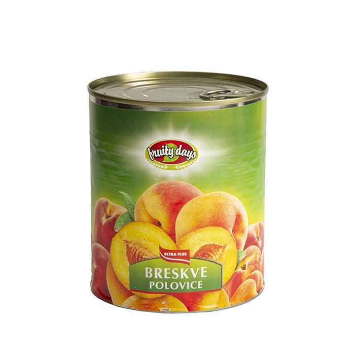 KOMPOT BRESKVA POLOVICE 820g ULTRA