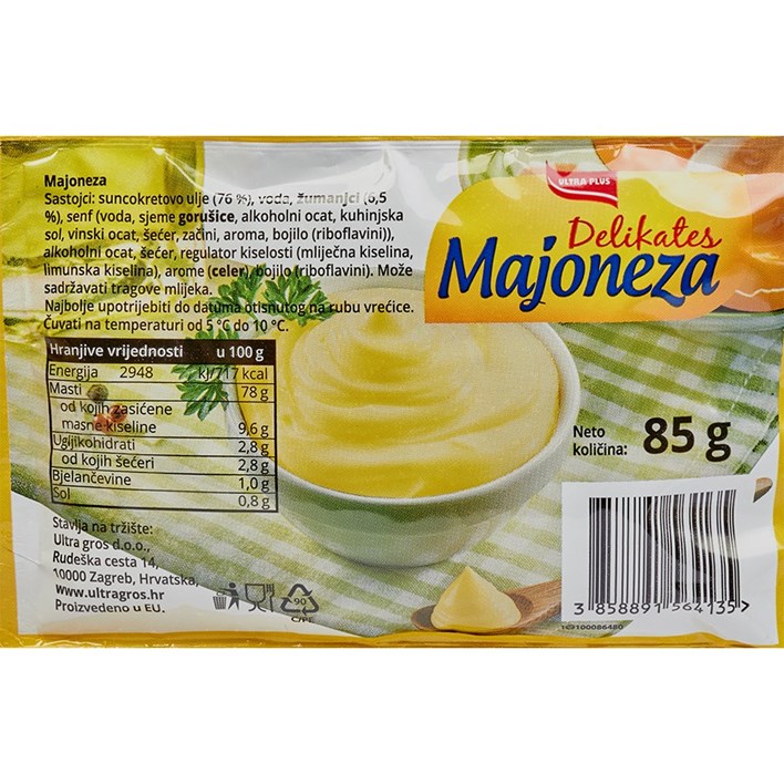 MAJONEZA 85g ZVIJEZDA ULTRA