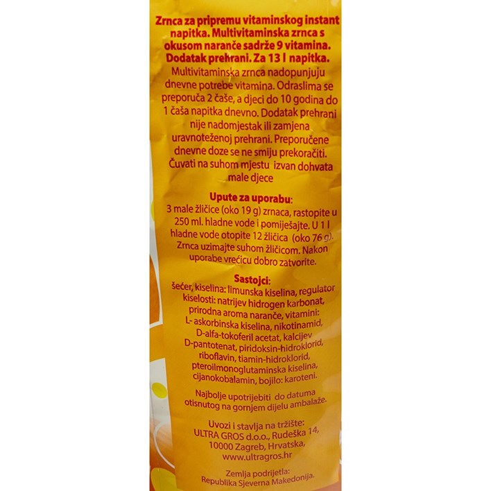 NAPITAK VITAMINSKI NARANČA 1000g ULTRA