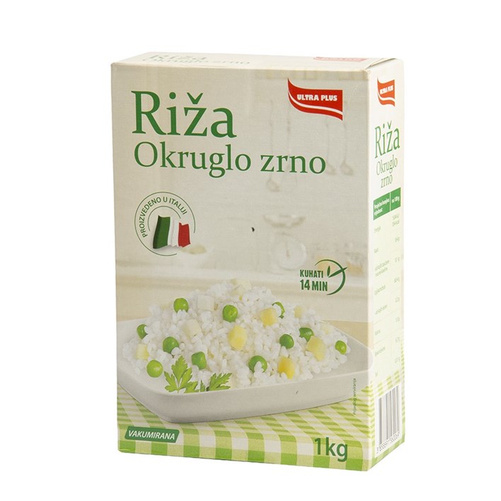 RIŽA OKRUGLO ZRNO 1kg ULTRA