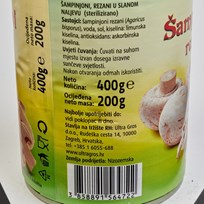 ŠAMPINJONI REZANI 400g ULTRA