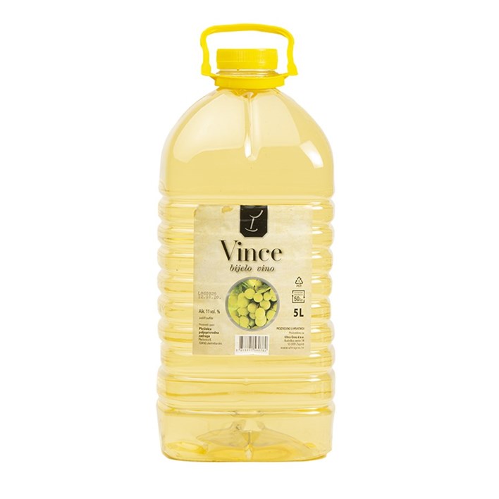 VINO BIJELO VINCE 5l ULTRA