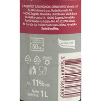 VINO CRNO CABERNET SAUVIGNON 1l VM2 ULTRA