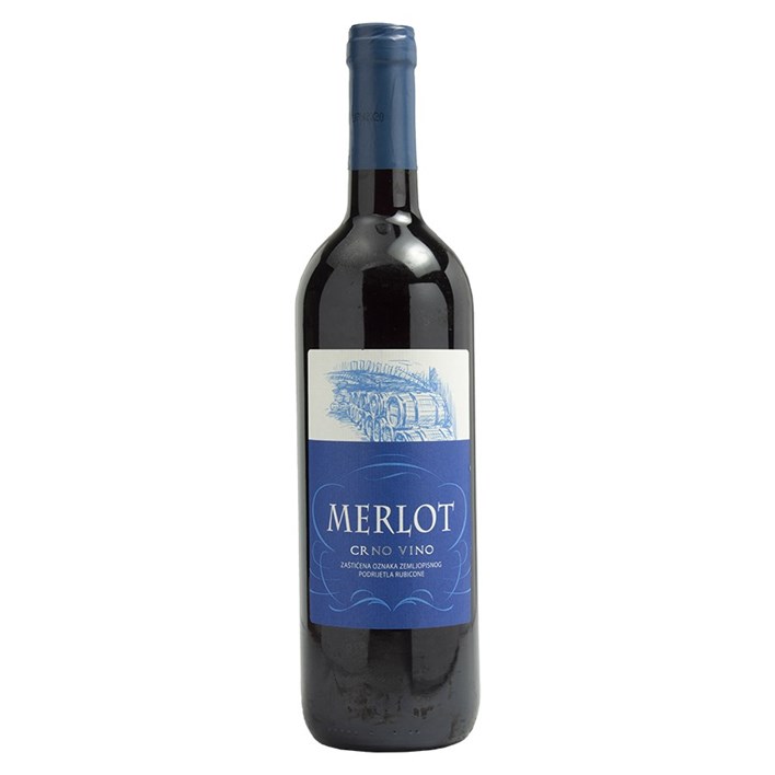 VINO CRNO MERLOT 0,75l VM2 ULTRA