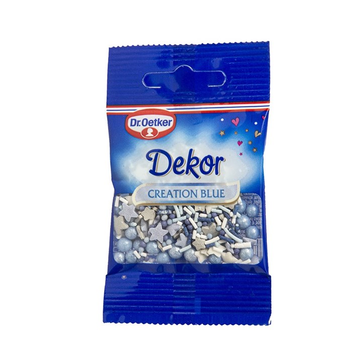 UKRASI ZA KOLAČE MINI DECOR CREATION BLUE 10g DR.OETKER