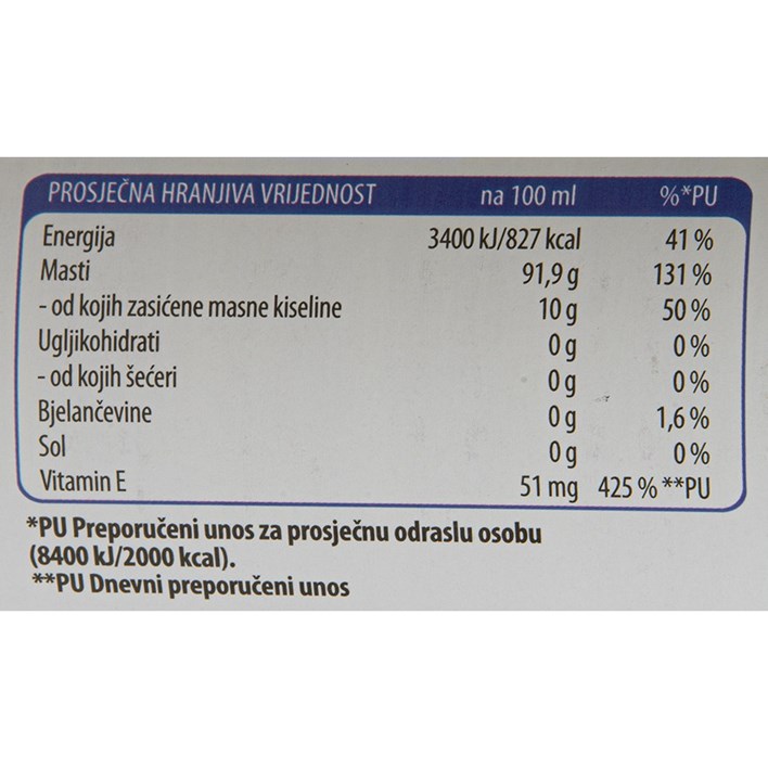 ULJE SUNCOKRETOVO 1l ULTRA