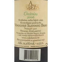 VINO BIJELO GRAŠEVINA 0,75l ZDJELAREVIĆ VRUTAK