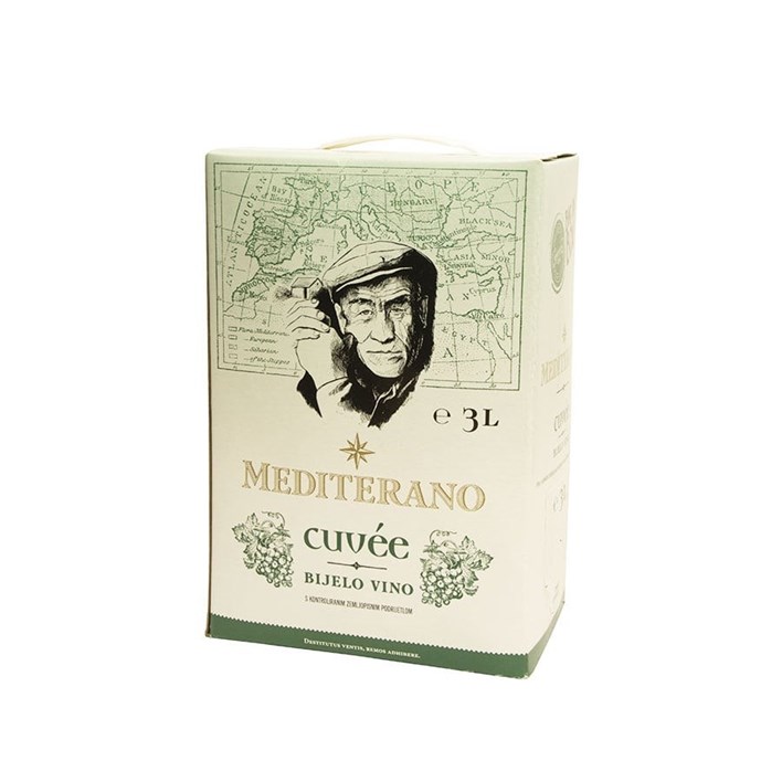 VINO BIJELO MEDITERANO CUVEE 3l HERCEGOVINAVINO