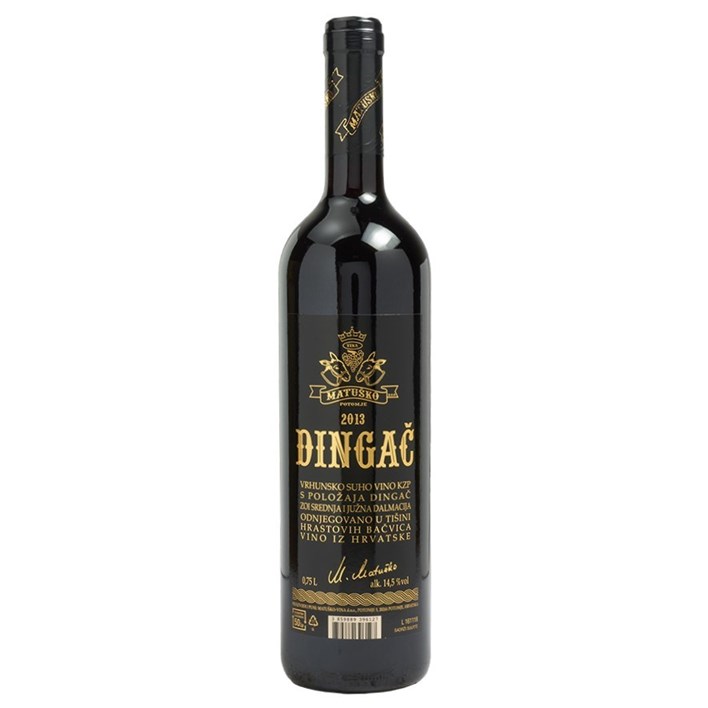 VINO CRNO DINGAČ MATUŠKO 0,75L