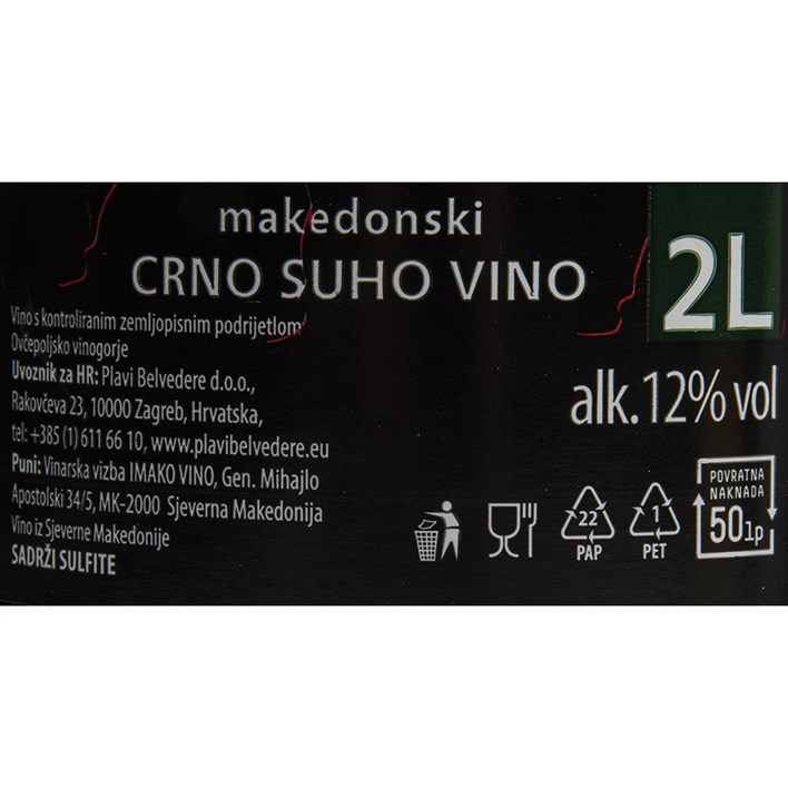 VINO CRNO EPSKO VRANAC 2l AWT