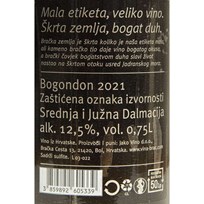 VINO CRNO BOGONDON BRAČ STINA 0,75l VRUTAK