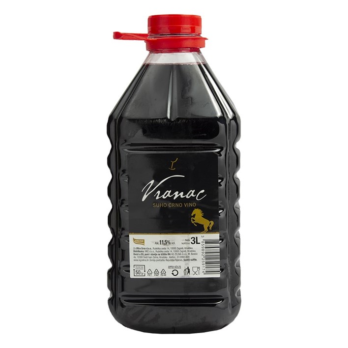 VINO CRNO VRANAC 3l PVC ULTRA