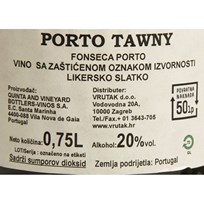 VINO PORTO TAWNY 0,75l VRUTAK