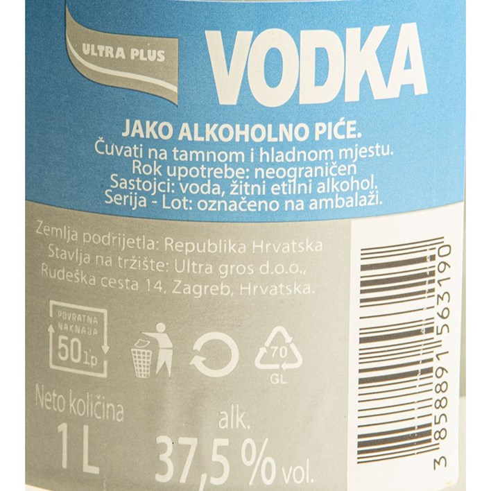 VODKA 1l VM2 ULTRA