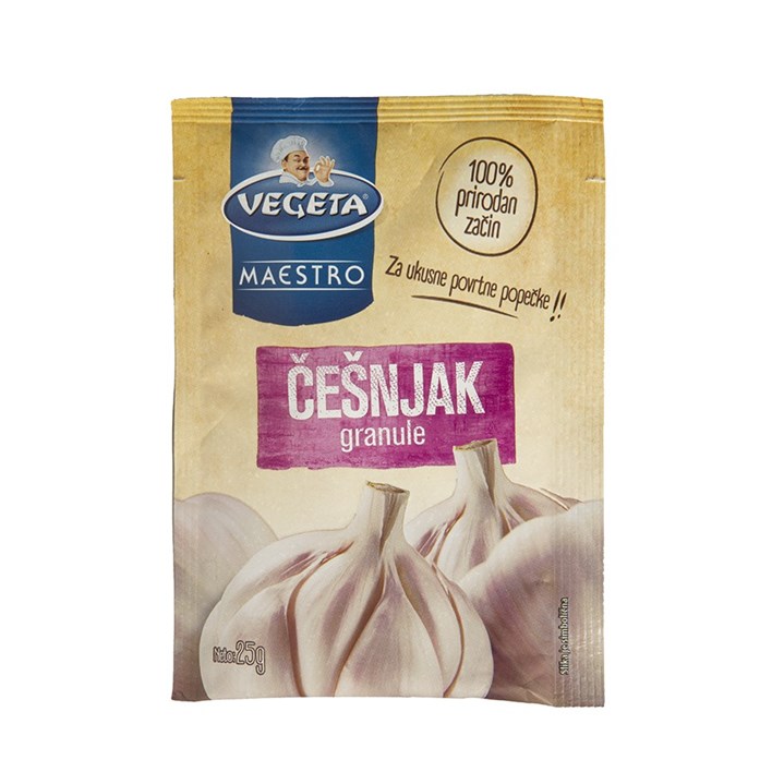 ZAČIN ČEŠNJAK GRANULE 25g PODRAVKA