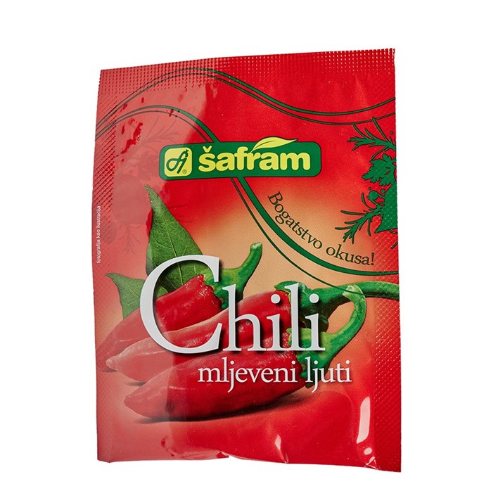 ZAČIN CHILI MLJEVENI 25g LJUTI ŠAFRAM