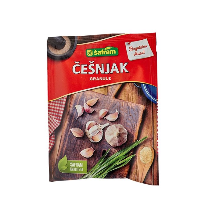 ZAČIN ČEŠNJAK GRANULE 30g ŠAFRAM