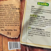 ZAČIN PERŠIN SUŠENI LIST 150g ŠAFRAM