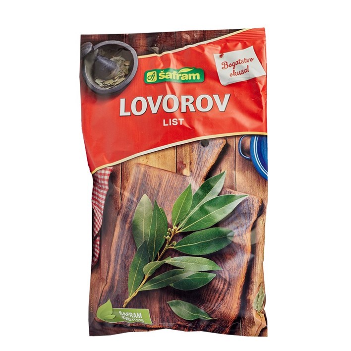 ZAčIN LOVOROV LIST 50g šAFRAM