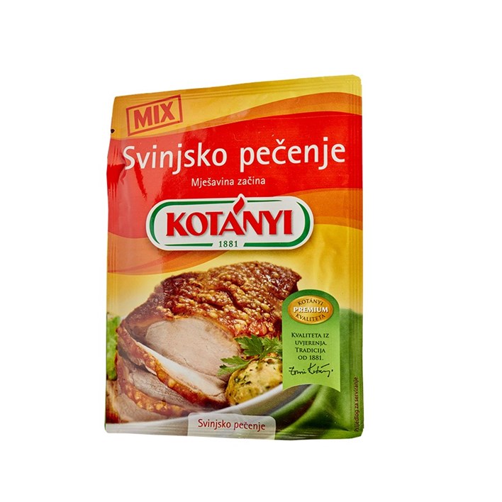 ZAČIN ZA SVINJSKO PEČENJE MIX 40g KOTANY