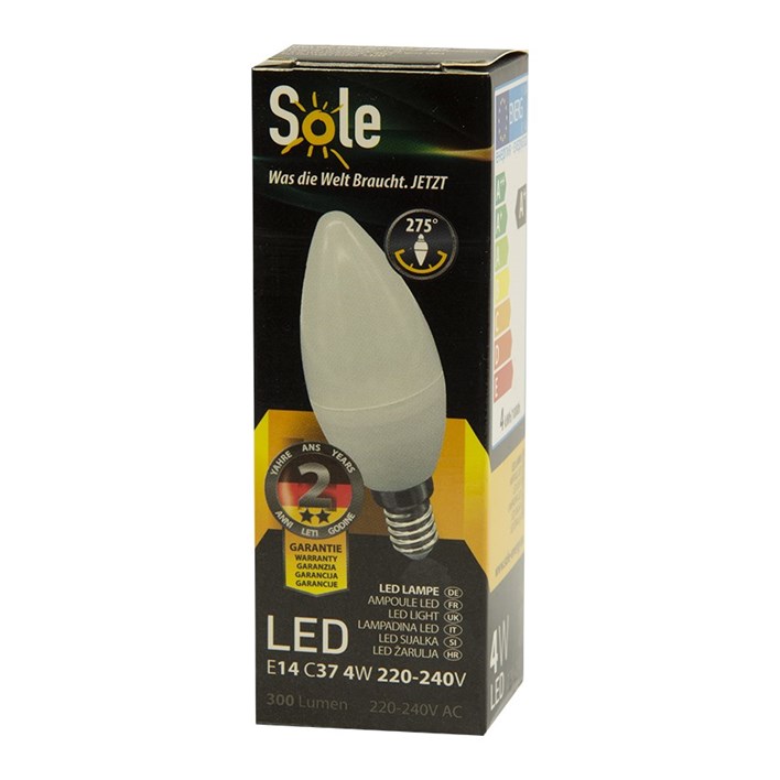 ŽARULJA SOLE LED 4W E14 POST PLUS