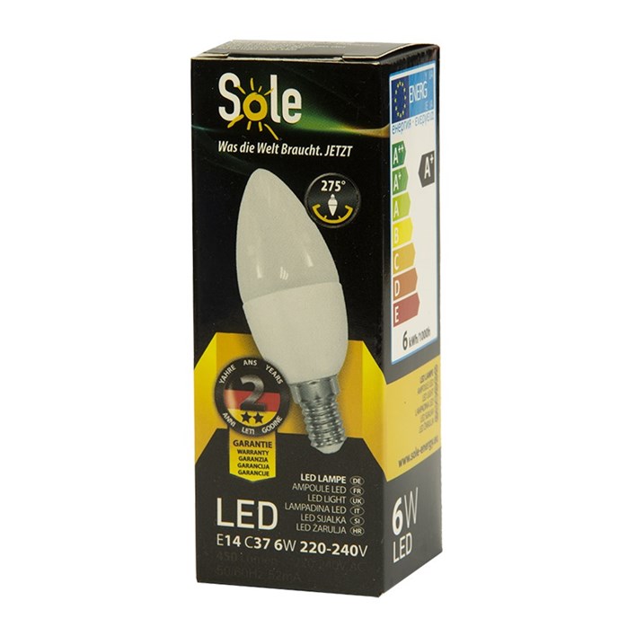 ŽARULJA SOLE LED 6W E14 POST PLUS