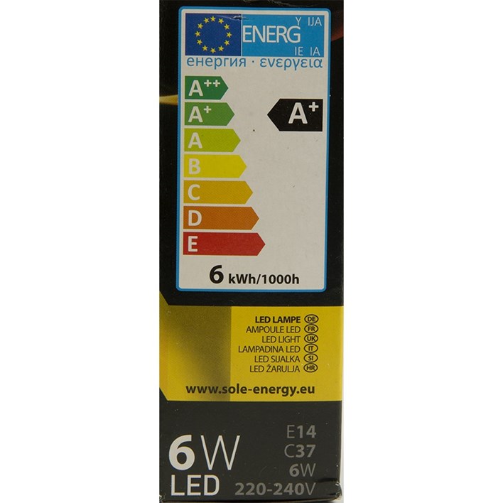 ŽARULJA SOLE LED 6W E14 POST PLUS