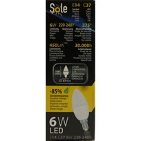 ŽARULJA SOLE LED 6W E14 POST PLUS