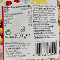 ZDRAVA HRANA MUESLI 5 VRSTA VOĆA 1000g ENCIAN