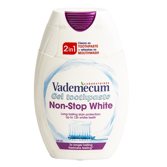 ZUBNA PASTA VADEMECUM 2U1 NONSTOP WHITE 75ml AWT